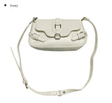 Miru Buckle Square Leather Bag