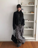 Quna Cotton Strap Two-Way Cotton Jacket