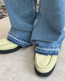 Medon Cutoff Flare Denim Pants