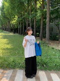 [unisex] Hymen Lettering Over Short Sleeve Tee