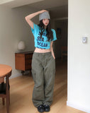 Poner Cation Parachute Diagonal Cargo Pants