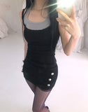 Cordon Layered Halter Sleeveless