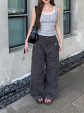 Mue Button Ribbed Sleeveless