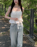 [Summer Fabric] Early Denim Wide Pants