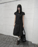 Mattia Double Button Short Sleeve Blouse