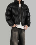 Celine leather short padding