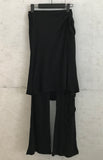 Flow wrap skirt pants