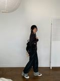 Enshio Rollup Raw Denim Pants