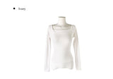 Puol Tension Slim Off-Shoulder T-Shirt