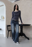 Sain Drape Shirring Tee