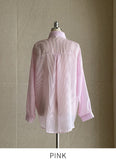 Lentive See-Through Striped Shirt