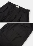 Cotton waist string parachute pants