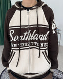 South Knitwear Hooded Zip-Up