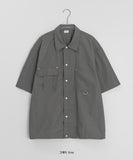[Unisex] Kiln Rivet Pocket Nylon Short Sleeve Shirt