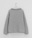 Gilmen Collar Quilting Over Cardigan