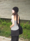 Bleuon Stripe Slim Halter Sleeveless