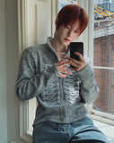 Novent Napoleon Muscle Fit Knit Zip-up