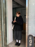 [Unisex] Kalten Check Color Matching Hood Coat Jacket