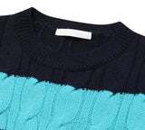 Park cable stripe knit