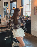 Churu Tiered Cutting Skirt Pants
