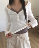 Wenme Lace Shirring Layered Sleeveless