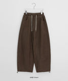 [Unisex] Posins Cotton Banding Balloon Wide Pants
