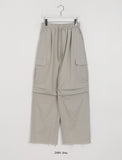 [unisex] Natty Banding Parachute Dekki Wide Cargo Pants