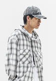 MASSMETAL LOGO WASHED DYING BALL CAP