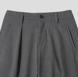 Column Deep Pintuck Wide Slacks