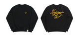 Lettering autograph back logo sweatshirt