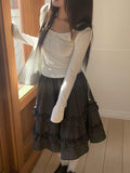 [MADE] Somit Button Sleeveless Hood Bolero Set