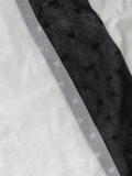 Luge ribbon see-through long underwear stockings