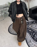 Pero Vintage Washing Leather Jacket