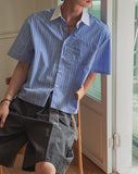 Kerry Stripe Crop Shirt