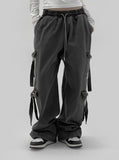 Dvon brushed belt cargo pants