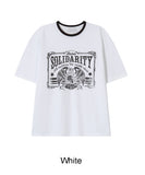 Dimain Eagle Graphic Short Sleeve T-shirt