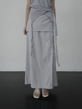 E-Sen Layered Wrap Skirt