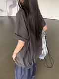 [UNISEX] Fast Summer Nylon String Overfit Short Sleeve Shirt