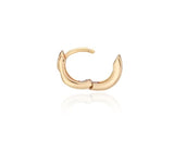 Triple Silver Cutout One-Touch Earrings S