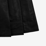 Cannes Leather Tennis Skirt