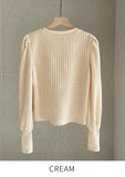Chandley Velvet Ribbed Puff T-shirt