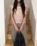 Aileen Frill Sleeveless Blouse