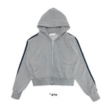 TRACK LINE HOOD ZIP-UP