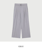 Cooling Belted Two-Tuck Slacks
