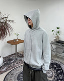 Lael Curved Hooded Zip-up
