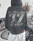 Pet Racing Pigment Hood Zip-Up
