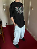 Ice Washed Cargo Denim