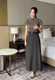 Manique A-line Long Skirt