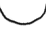Zia Black Ball Choker Necklace