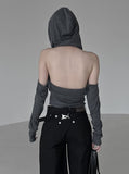 Idin Backless Hoodie